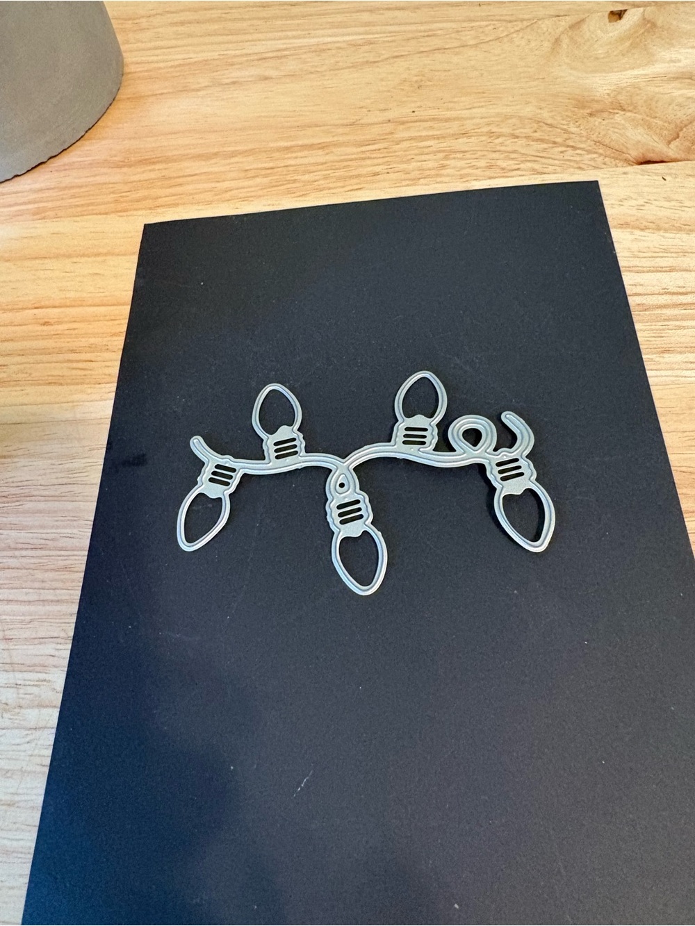 Christmas String of Lights -Die Cut
